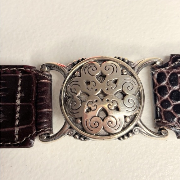 Brighton Western Belt, Size 36/XL, Dark Brown main image 6